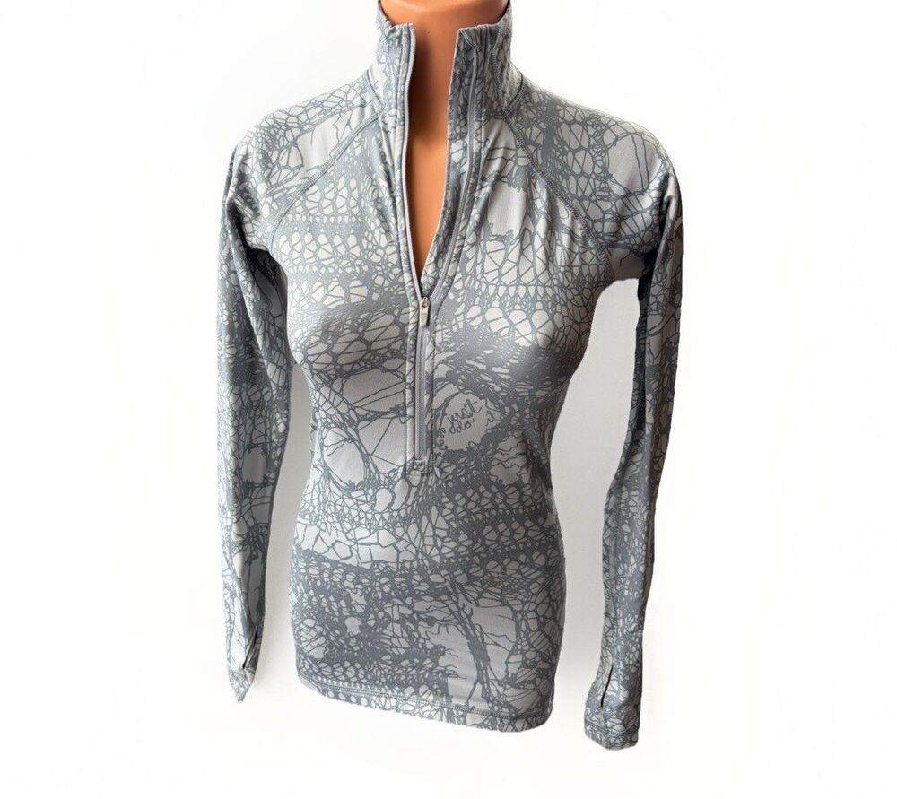 Nike Pro Women’s Gray Long Sleeve Athletic Top Size XS